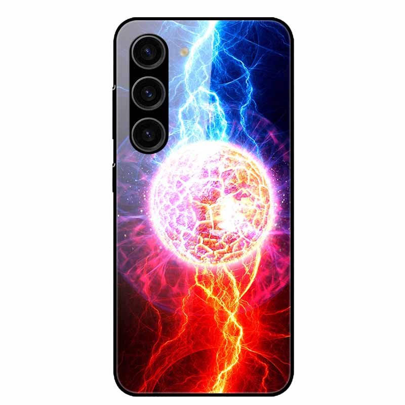 Чехол для Samsung Galaxy S25 Plus Закаленное Стекло Жесткая Защитная Крышка для Телефона для Samsung S25 Ultra 5G Задние Чехлы для GalaxyS25 S 25 S25Plus