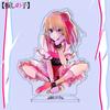 Anime Figure Oshi No Ko Acrylic Stand Model Plate Hoshino Ai Akuamarin Rubii Standing Sign Desk Display Ornament Props Fans