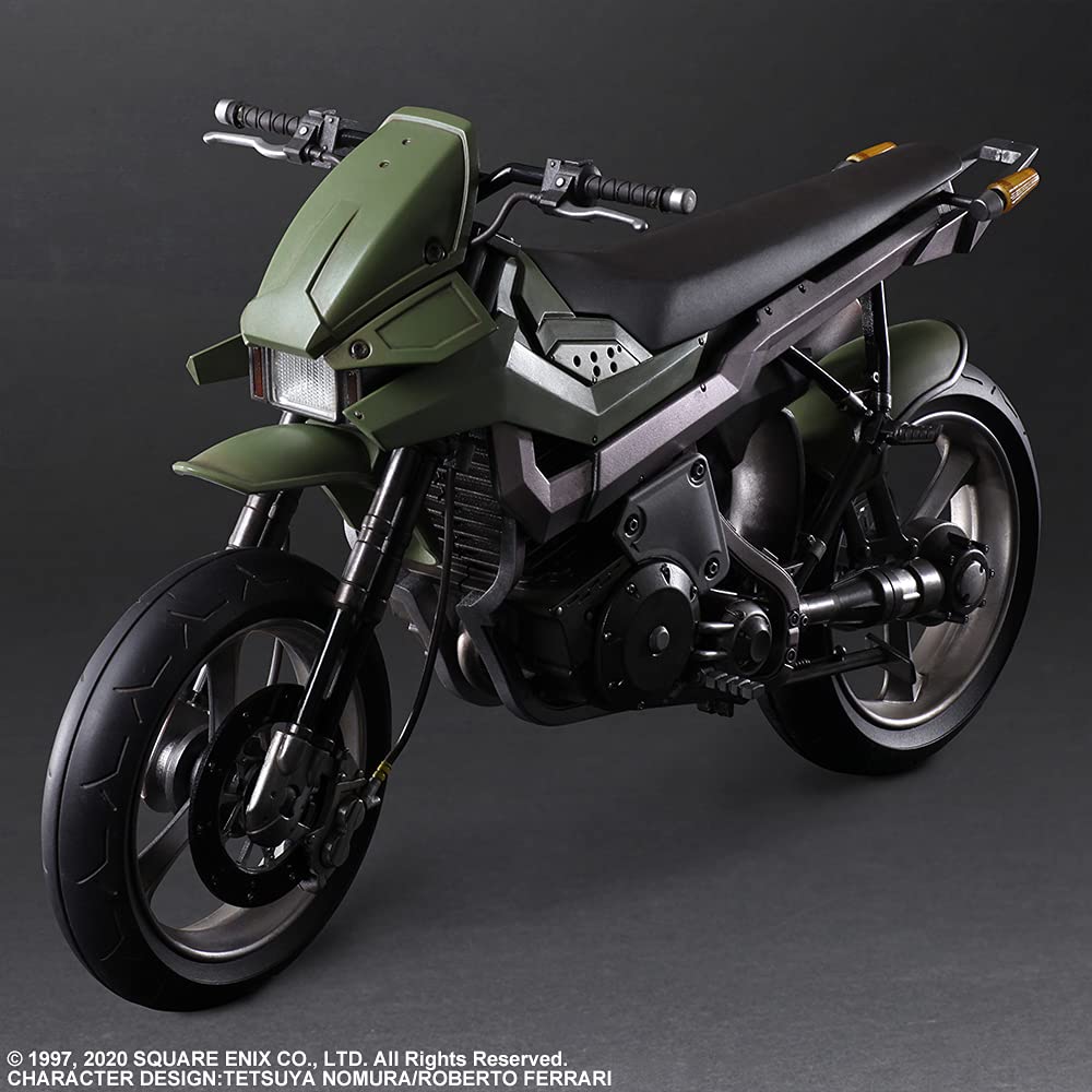 SQUARE ENIX Final Fantasy VII Remake PLAY ARTS Kai Jessie Bike SET PVC Painted Movable Figure &