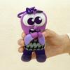 Keychain Inside Out Cute Cartoon Girl Schoolbag Decorated Plush Pendant Doll