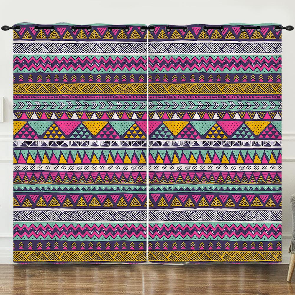 Серия 3D Fresh Printing Цифровая печать Штора Блэкаут и на люверсах