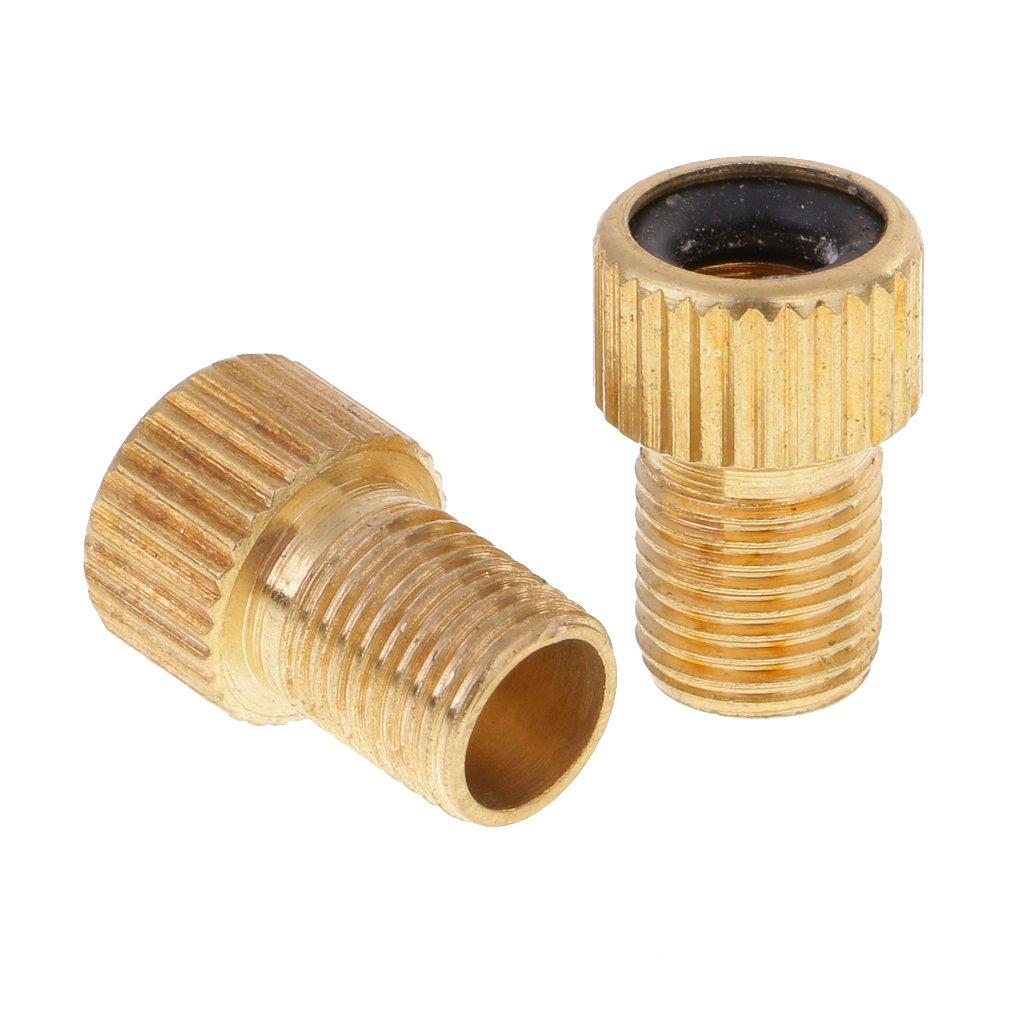 Brand Brass Valve Adapter Cap Pump Connector 4 Pieces for Bicycles and Motorcycles AS [No Product]
