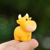 Mini Chinese Zodiac Animal Statue Colorful Resin Dragon Rabbit Miniature Figurine Cute Zodiac Ornament Home Decor