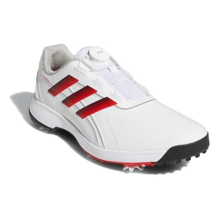 adidas Traxion Lite Max Boa Удобные Прочные Низкие Гольф-Кроссовки Мужские Гольф-Кроссовки Белый Красный GZ3852