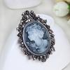 1X Винтажная камея в викторианском стиле свадебная вечеринка женская подвеска брошь булавка