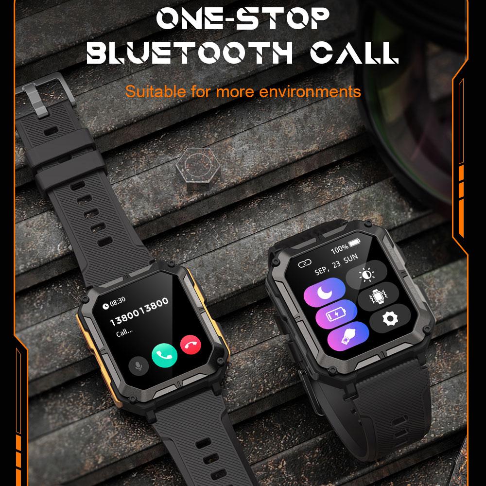 Умные часы C20 PRO для мужчин, Bluetooth-звонки, для активного отдыха и спорта, большой 1,83-дюймовый экран, голосовой помощник, фитнес, C20Pro Smartwatch