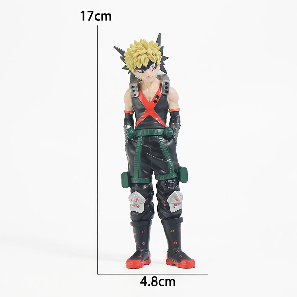 Bandai Anime My Hero Academia 17 см Фигура Изуку Мидория Кацуки Бакуго Модель куклы из ПВХ Коллекция для игрушек отаку
