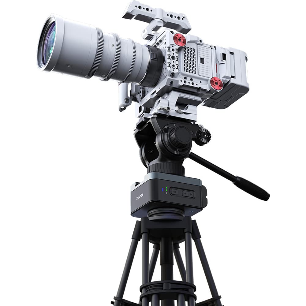 Электрическая панорамная головка ZEAPON PT с горизонтальной нагрузкой до 50 кг, одноосная двухосная связь, фиксированная точка, панорамная панорамная наклонная головка на 360 градусов для камеры