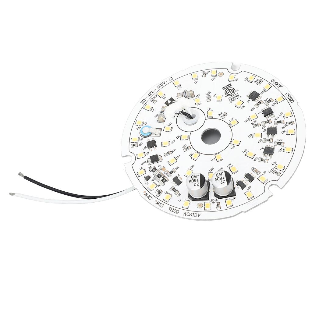 Ceiling Fan Light Replacement Panel 3.93inch Led AC120V 18W 2000LM Dimmable Ceiling Fan Light Board