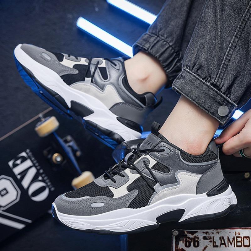 Новые мужские кроссовки, дизайнерские универсальные повседневные туфли на шнуровке и платформе, модные мужские кроссовки для тенниса, бега, Zapatillas De Hombre