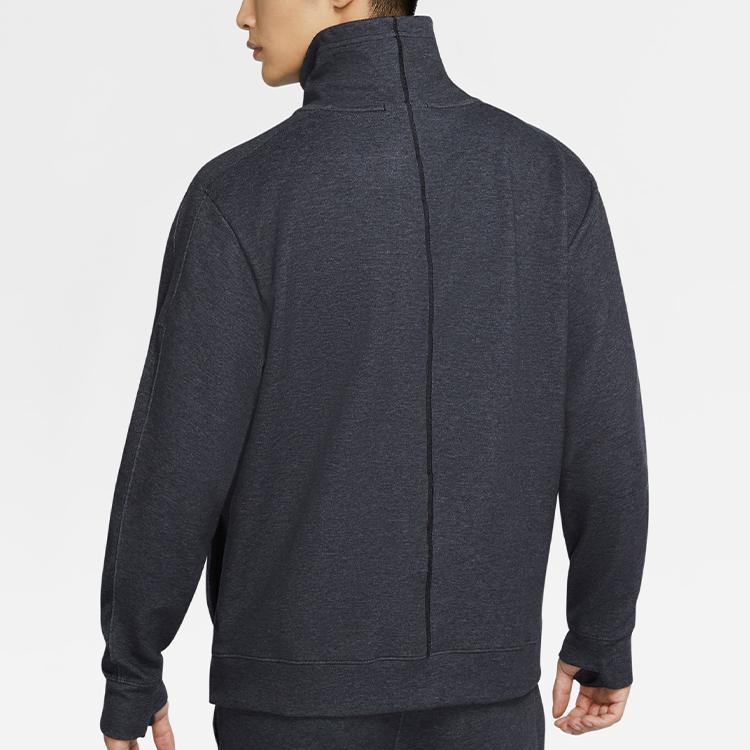 Nike Тренировочный топ с длинным рукавом Dri-Fit, мужской, черный CU6256-010