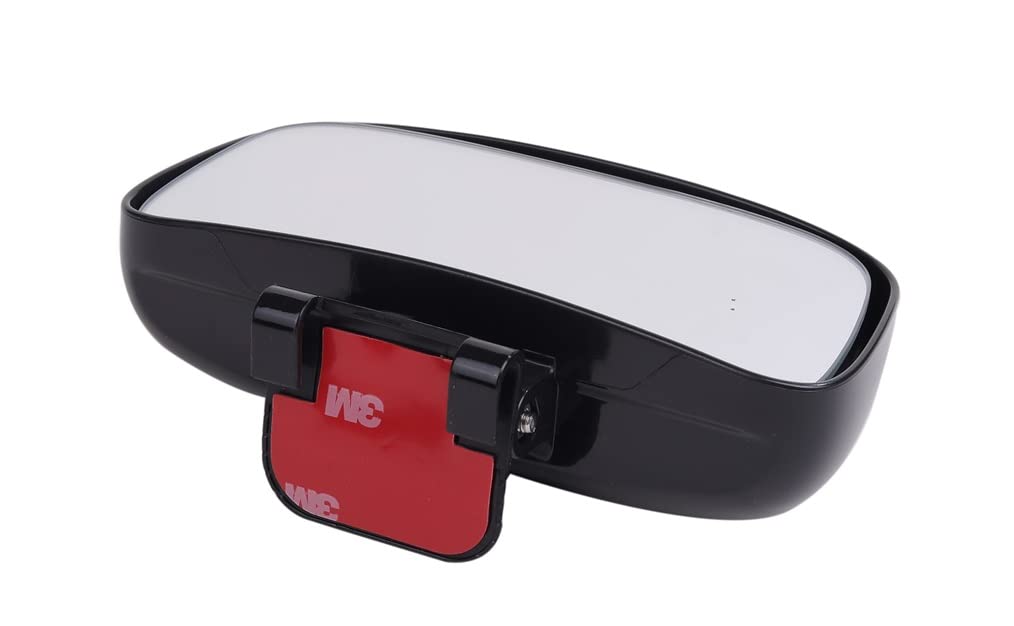 Car Auxiliary Mirror, Set of 2 Black, Small, Side Mirror, Wide Field of View,