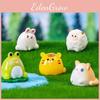 Cute Resin Animal Family Figurines Blind Box Desktop And Car Decoration