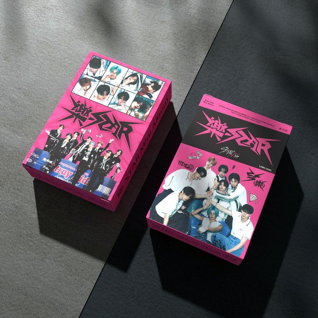 55pcs/Set Box Stray Kids Lomo Cards Ginet Karma Do It ATE Album Themed Photocards Hyunjin Collection For Fans Oddinary XGift