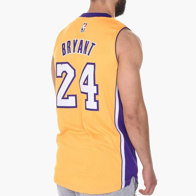 Adidas Kobe Bryant Lakers Jersey Men Tops Yellow A45978