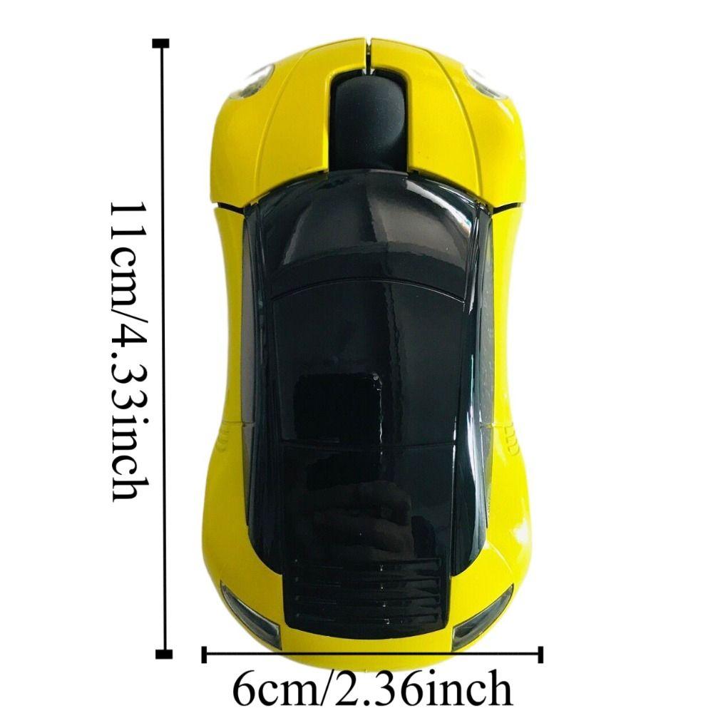 USB Прокрутка Спортивный автомобиль Беспроводная мышь Мультяшная беспроводная мышь для ноутбука/ПК Пад Компьютер ПК Ноутбук