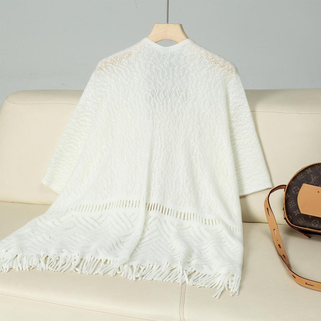 Осень и зима Женский однотонный свободный кардиган с рукавами «летучая мышь» с перекрестными краями Трикотажный свитер с V-образным вырезом