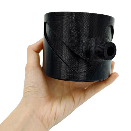 Shower Head Powerful Supercharging Hydromassage 360-Degree Ring Water Spray Spiral Nozzle Standard Thread All-round Cleaning Shower Head