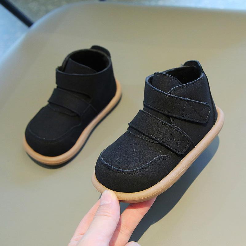 Autumn Winter Boy Kids Shoe for Fashion Spring Ankle Boots Genuine Breathable Shoes for Girls and Boys
