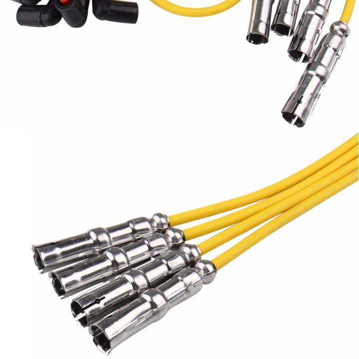 8mm Racing Ignition Spark Plug Wire Set For Volkswagen Jetta Golf Beetle 2.0L 27588 VWC03 CH74211 QW1493 35-4413 Car Accessories
