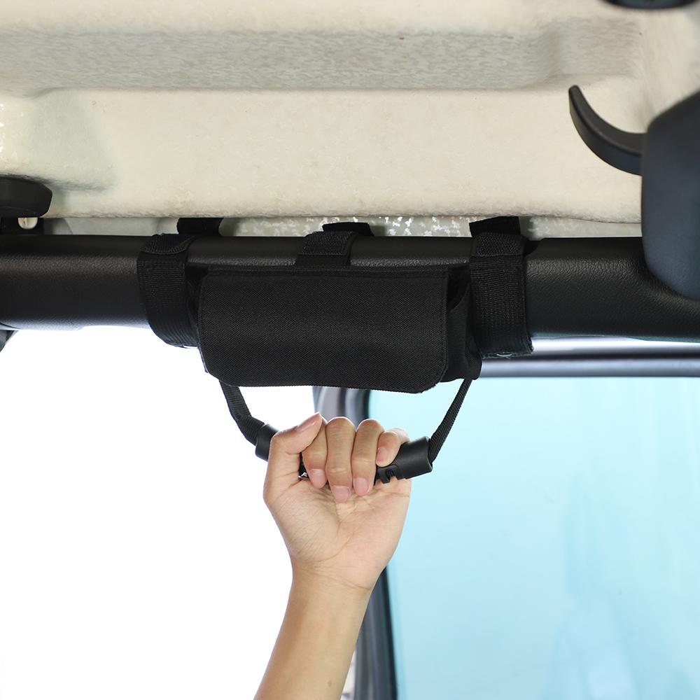 Верхняя ручка для захвата двери автомобиля с сумкой для хранения для Jeep Wrangler BJ40 Аксессуары для интерьера