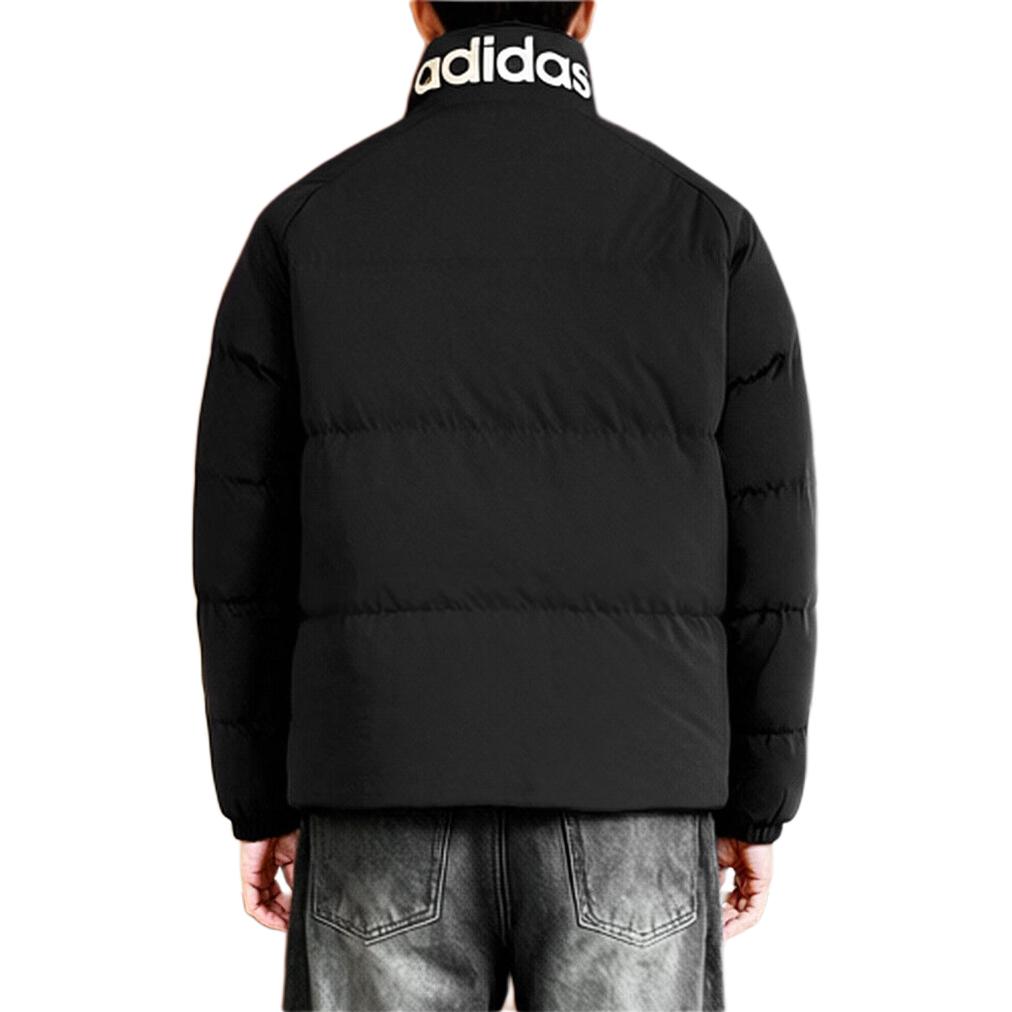 adidas Мужские пуховики Черные С воротником-стойкой Умеренные KC4635