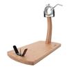 Wooden Ham Holder - HOME - Turntable - Non-slip - Ergonomic - 25 X 48 X 40 Cm