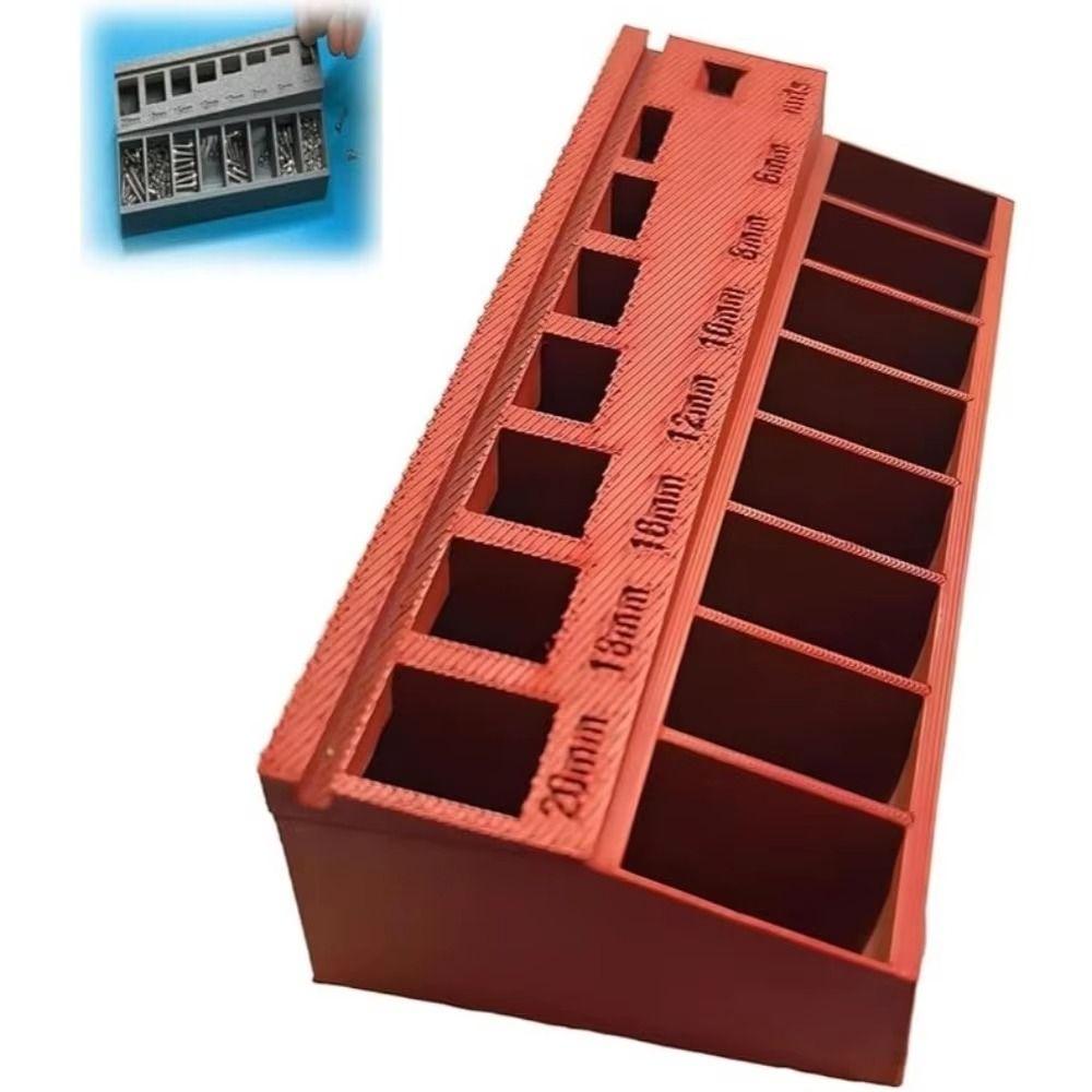 Large Capacity M3 Bolt Sorter Tray M3-Screw Toolbox Organiser Screw Toolbox Organizer  Hardware