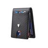 Carbon Fiber Rfid Men Wallets Money Bag Slim Thin Card Man Wallet Luxury Male Small Short Purse Bi-Fold Vallet Billfold