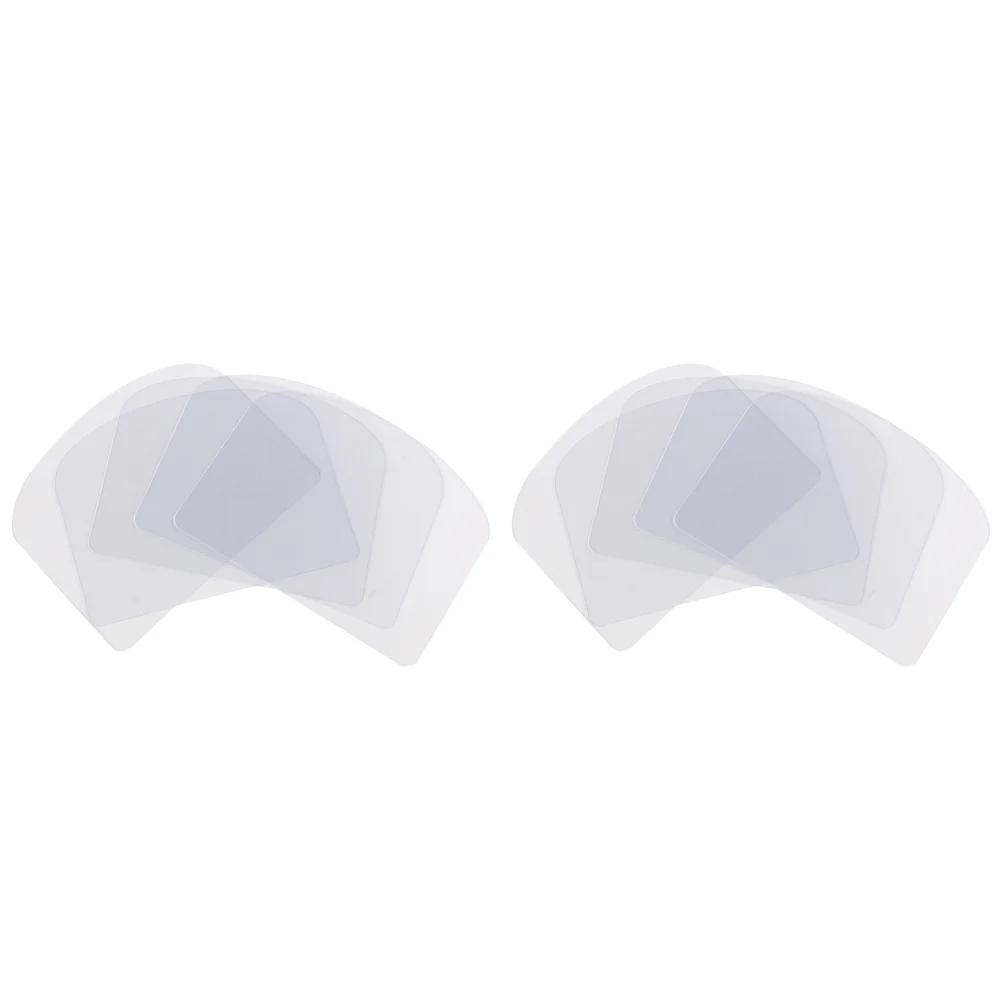 5/10Pcs Transparent Plastic Soft Spatula Cake Cream Scraper Fondant Pastry Plain Smooth Jagged Edge Spatula Cutter Baking Tool