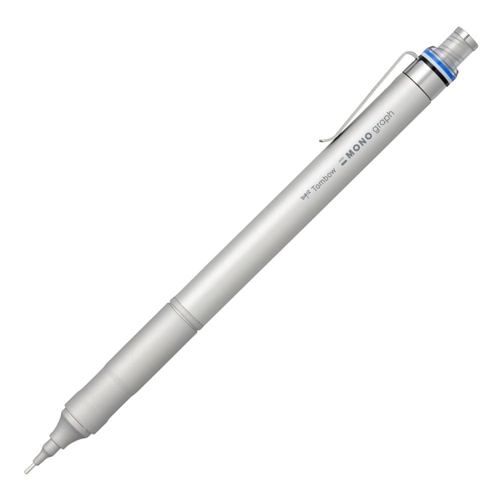 Tombow Mechanical Pencil 'Monograph Fine', 0.5mm, Silver, DPA-112A