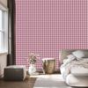 Geometric Pink and White Diamonds Wallpaper for Living Room and Bedroom 50x1000