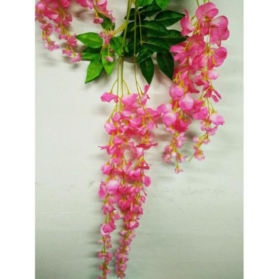 Виноградная глициния Искусственные цветы Свадебная арка Беседка Украшение Домашняя гирлянда