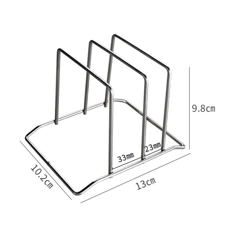 Non-Slip Chopping Board Holder Space Saving Pot Pan Lid Holder  Kitchen Storage