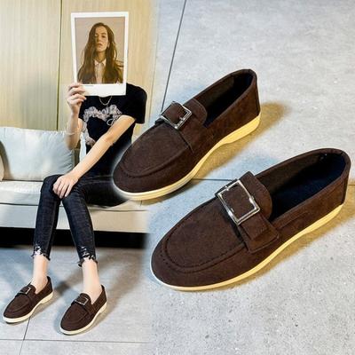 Повседневная женская парусиновая обувь большого размера на одной педали