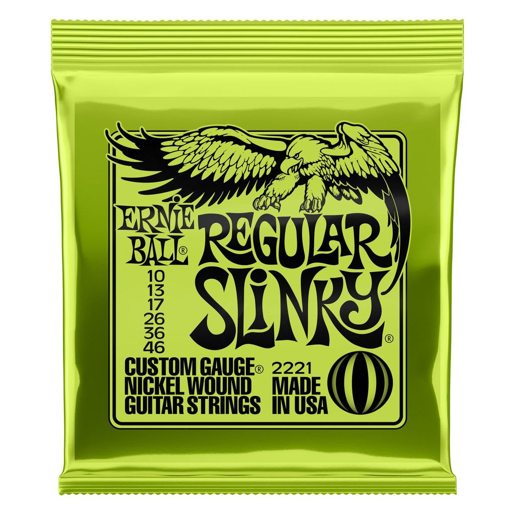 ERNIE BALL Ernie Ball Струны для электрогитары REGULAR SLINKY 2221 Regular Slinky (10-46)