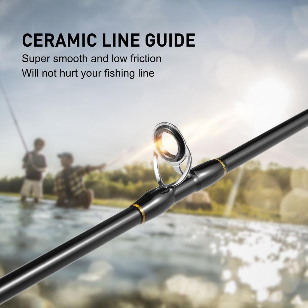 1.68m   1.8m Lightweight Carbon Fiber Casting Spinning Fishing Rod Lure Fishing Rod Fishing Pole