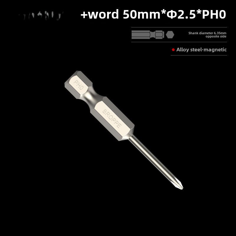 Магнитная крестовая отвертка BROPPE с электрической дрелью и пневматической насадкой