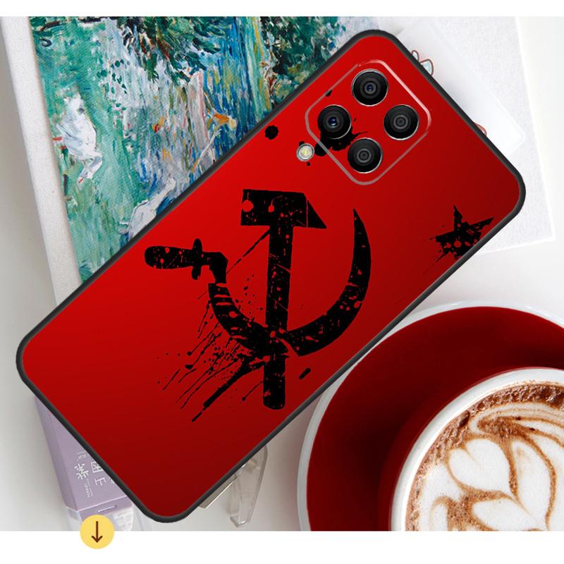 Флаг СССР Советский Союз Чехол Для Samsung Galaxy M54 M23 M20 M32 M52 M56 M16 M36 M34 M14 M35 M55 M15 M11 M31 M13 M53