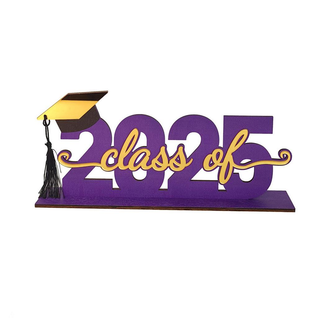 Трехмерные деревянные праздничные украшения для выпускного сезона 2025 года Подарки на выпускной сезон