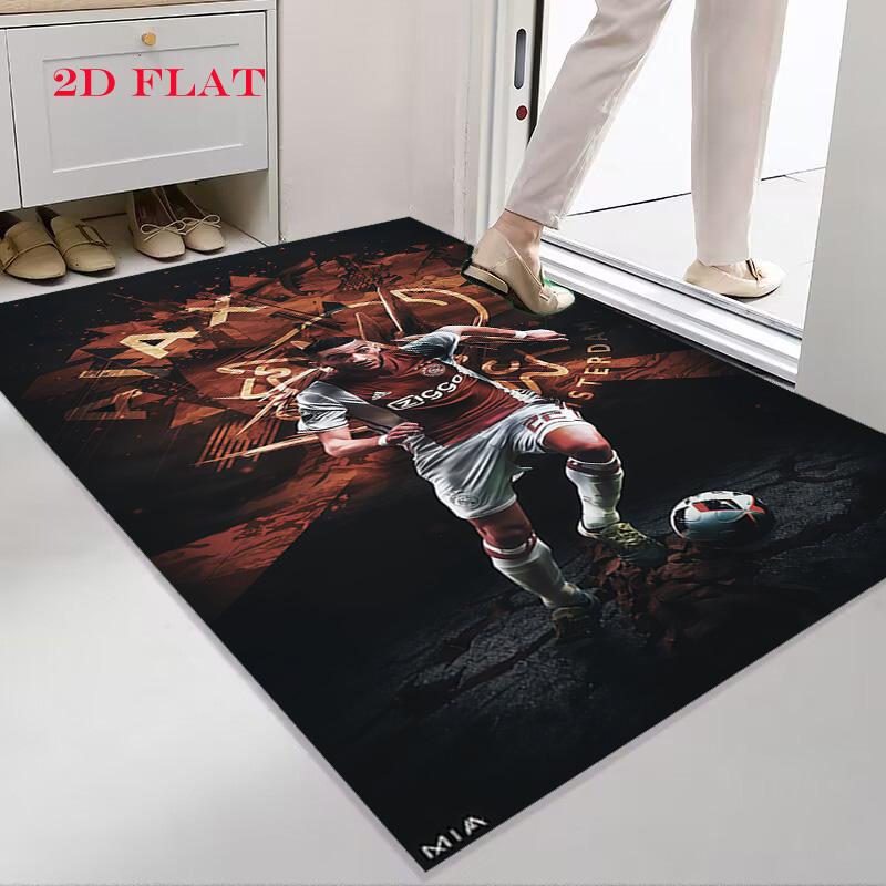 AFC Ajax logo Carpet Rug for Living Room Bedroom Home Sofa Decoration,Kids play Nonslip Floor Mat