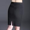 Large Size High Waist Hip Hugging Knitted Half Skirt Yarn Versatile Skirt