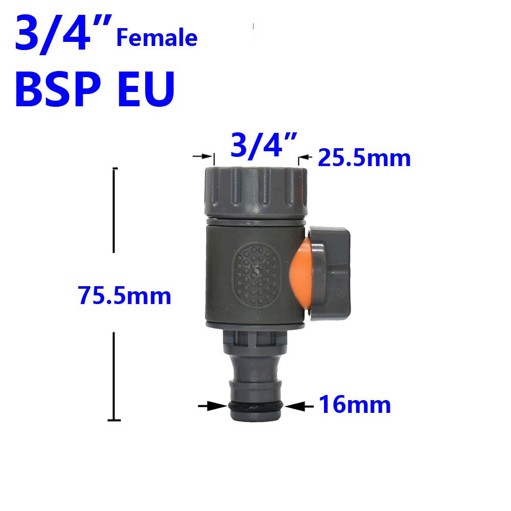Фитинги для садового шланга 1/2 3/4 1 дюйм быстроразъемный соединитель для воды водостопный соединитель адаптер для водяного пистолета для мойки автомобиля 1 шт.