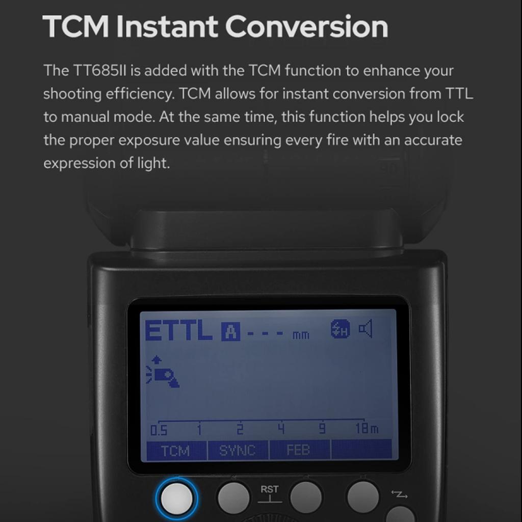Авторизованная вспышка Godox TTL для камеры, совместимая с беспроводной системой X, высокоскоростная синхронизация HSS, руководство по эксплуатации [дилер Godox] TT685II-S Sony, 2.4G