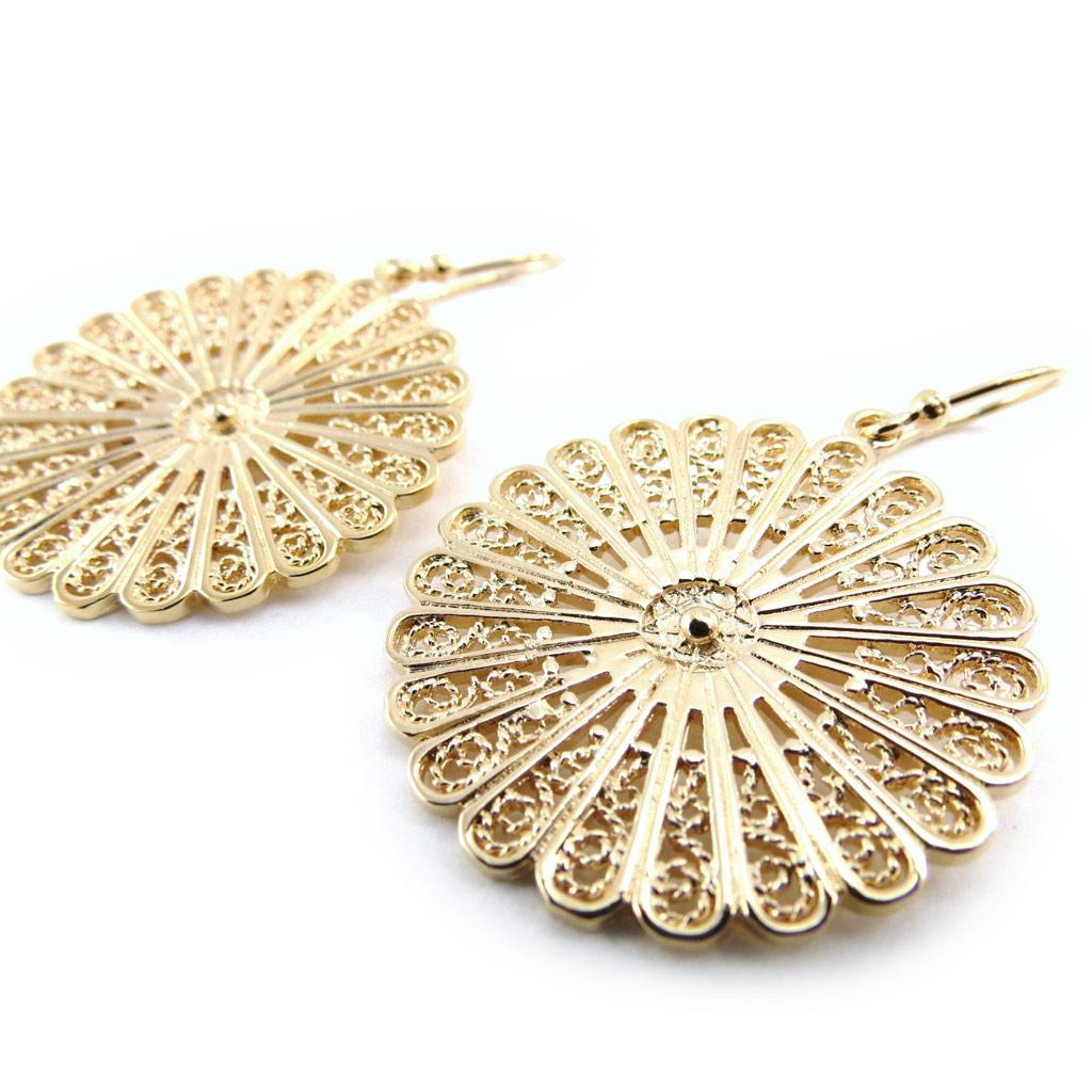 Les Trésors De Lily [E9199] - Gold Plated 'Alexandrie' Earrings