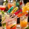 50Pcs Mini Paper Umbrella Cocktail Cake Drink Fruit Decoration Hawaii Beach Pool Party Decor Birthday Wedding Supplies
