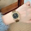 New Square Watch Retro Gold Leopard Watch Luxury High-Quality Waterproof Mesh Strap Quartz Watch Women’s Gift
