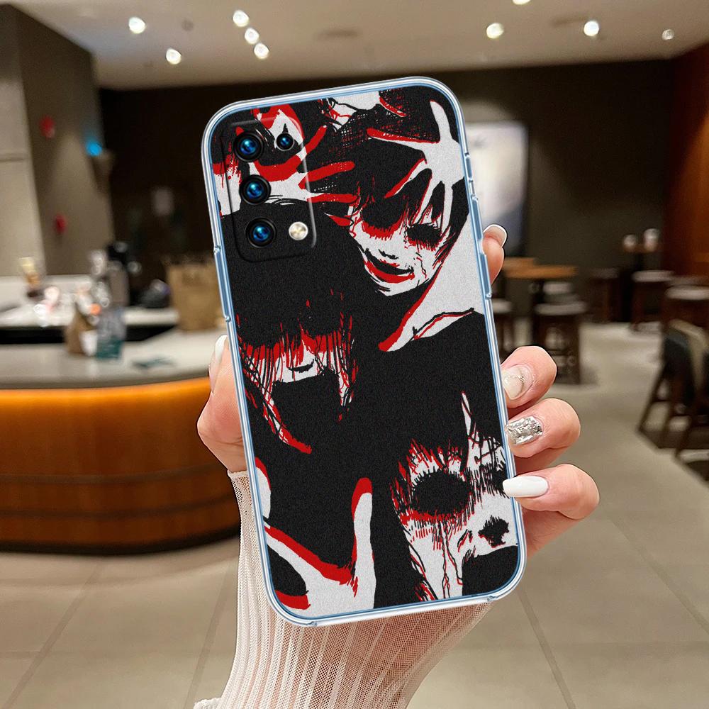 Junji Ito Tomie Transparent Phone Case for Motorola Moto G7 G8 G9 G84 G85 G73 G24 G15 Z2 Play Power Plus