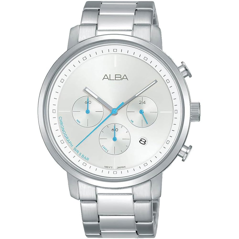 Seiko Seiko ALBA Alba AT3D57X1 Хронограф Chrono PRESTIGE Prestige Кварцевые Мужские Деловые Аналоговые Da...
