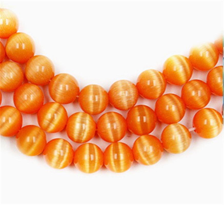 DIY 4 мм/6 мм/8 мм круглые натуральные опаловые разделители из кошачьего глаза свободные бусины для изготовления ювелирных изделий